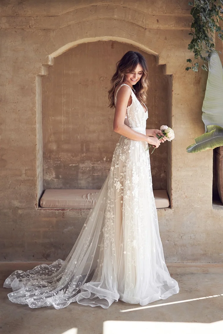 Anna campbell vintage wedding dress best sale